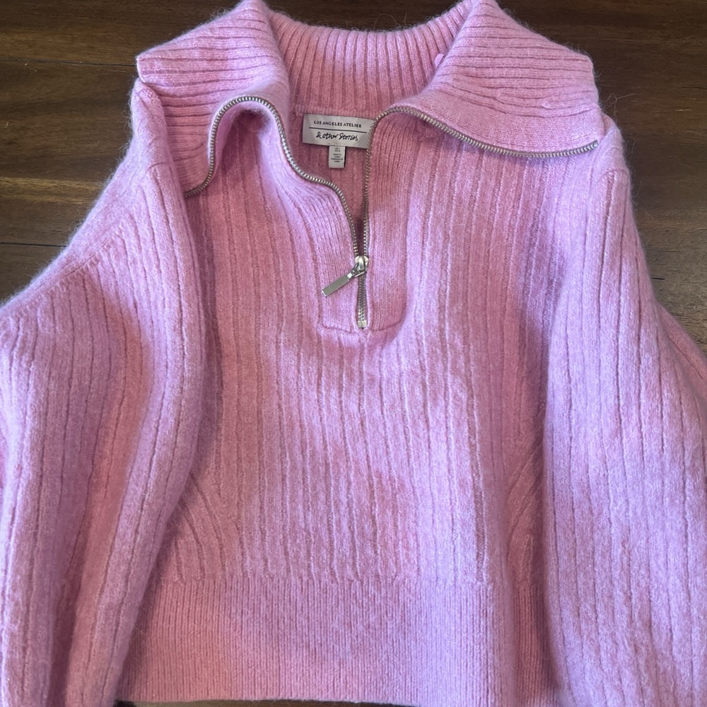 & Other Stories Wool QuarterZip